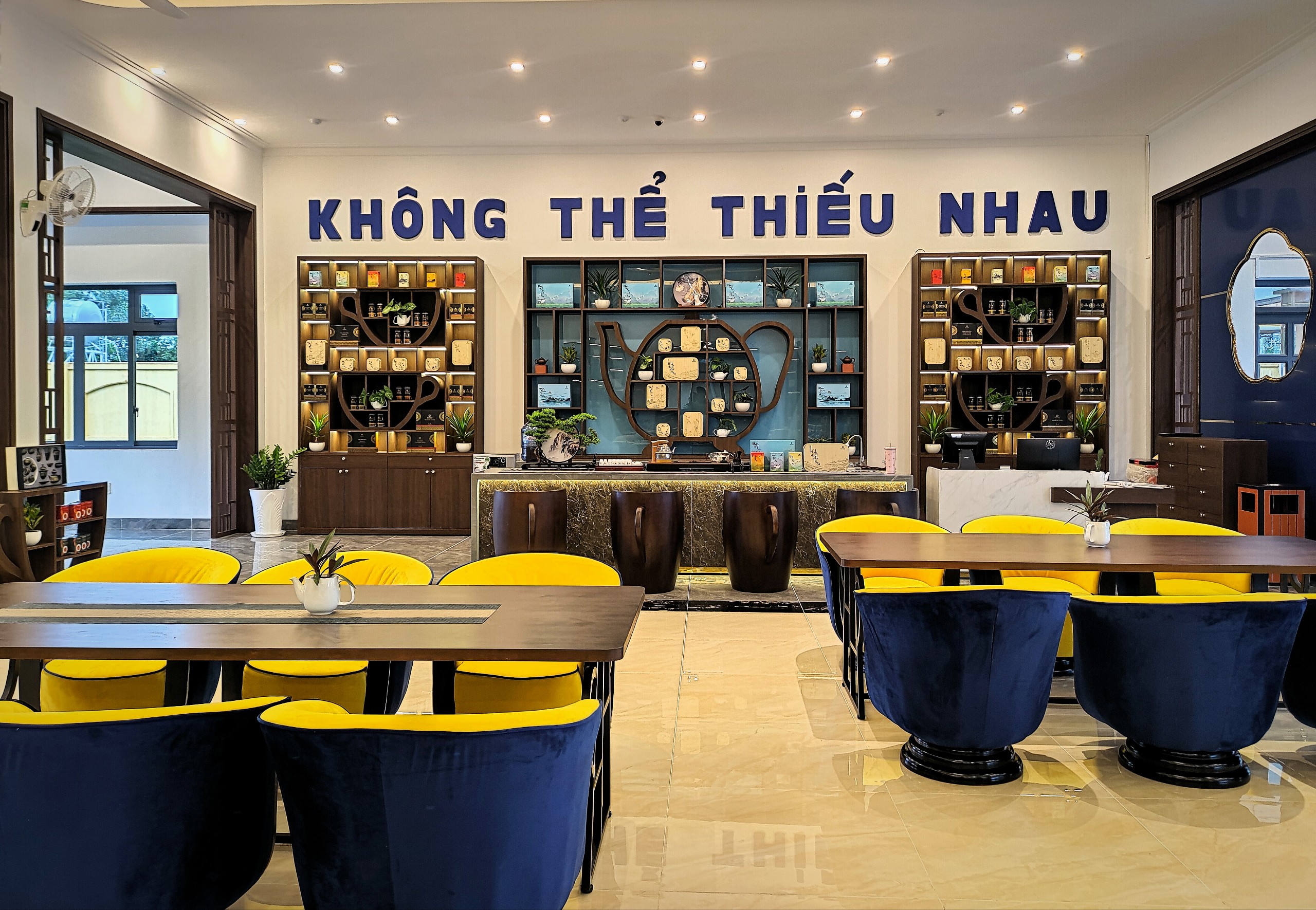 Thi Công Showroom Trà Doidep Tại Nhà Máy Chè 19/5 - Công Ty Cổ Phần Sandals